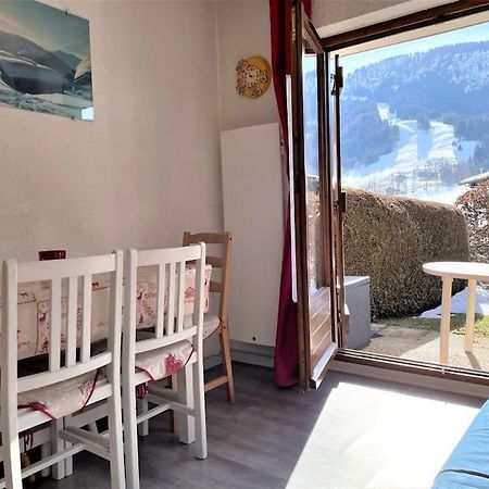 Charmant Studio + Jardin Vue Pistes Et Local Velo Praz-sur-Arly Extérieur photo
